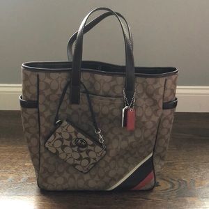 Coach Signature Logo Tote